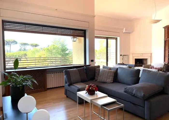 Superb Flat In A Quiet Area Of Rome, Terrace